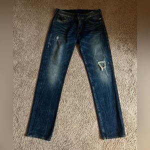 True religion men’s blue jeans